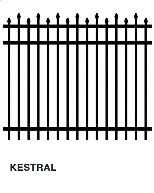 Kestral aluminum fence style