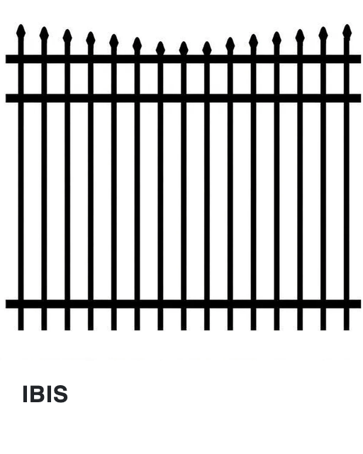 Ibis aluminum fence style